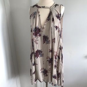 Free People Floral Flowy Dress